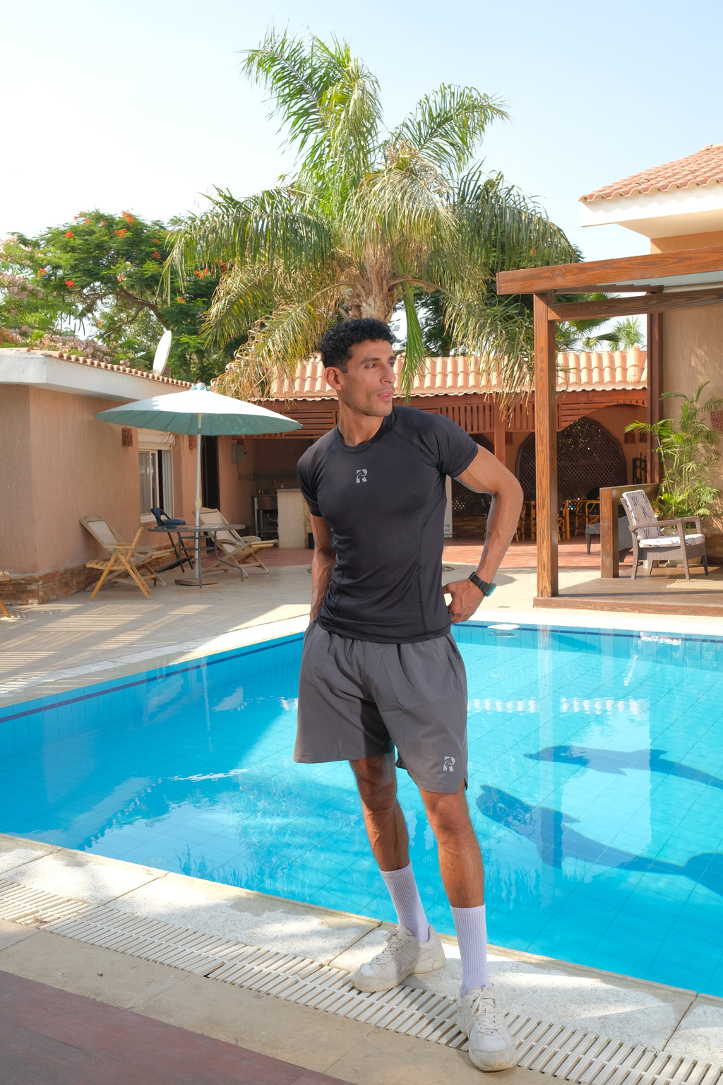 Remus M Elite-S Gray DRI-FIT Tech Short Lined For Multiple Fitness Training