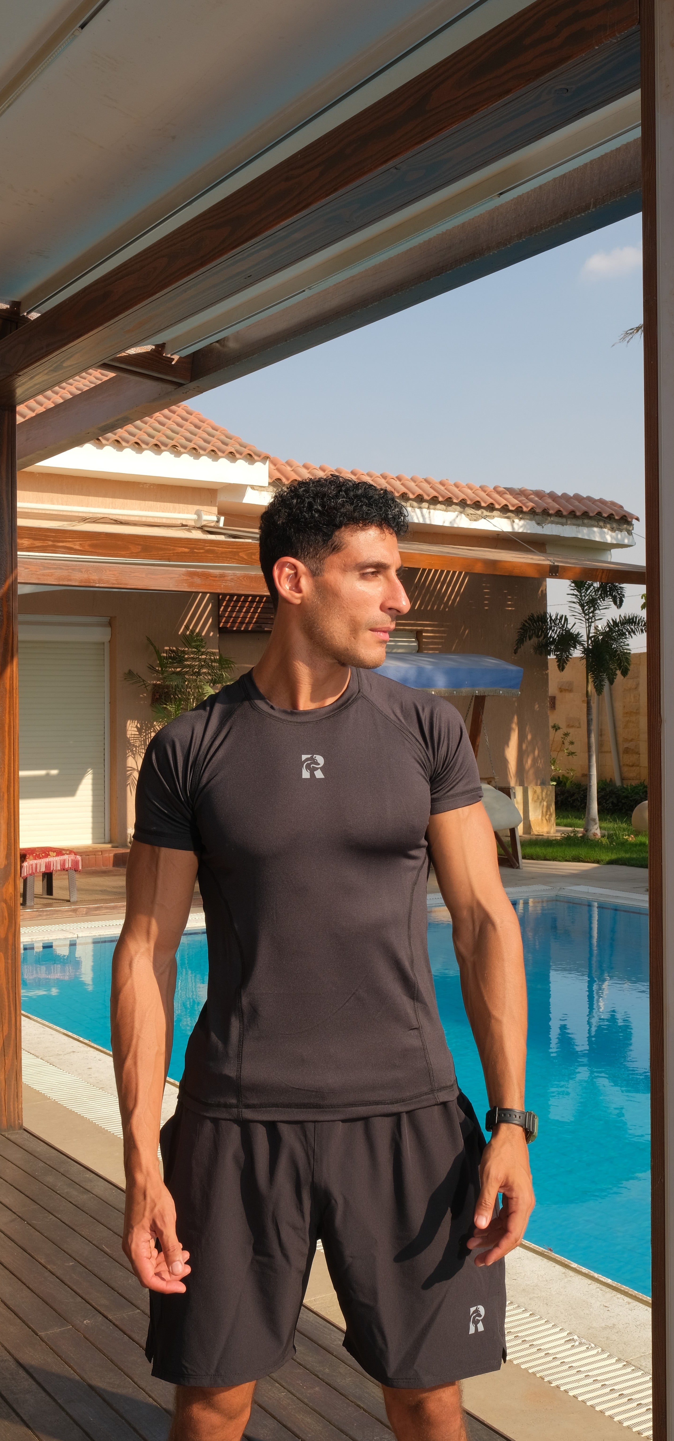 Remus M Elite-S Black DRI-FIT Tech Short Lined For Multiple Fitness Training