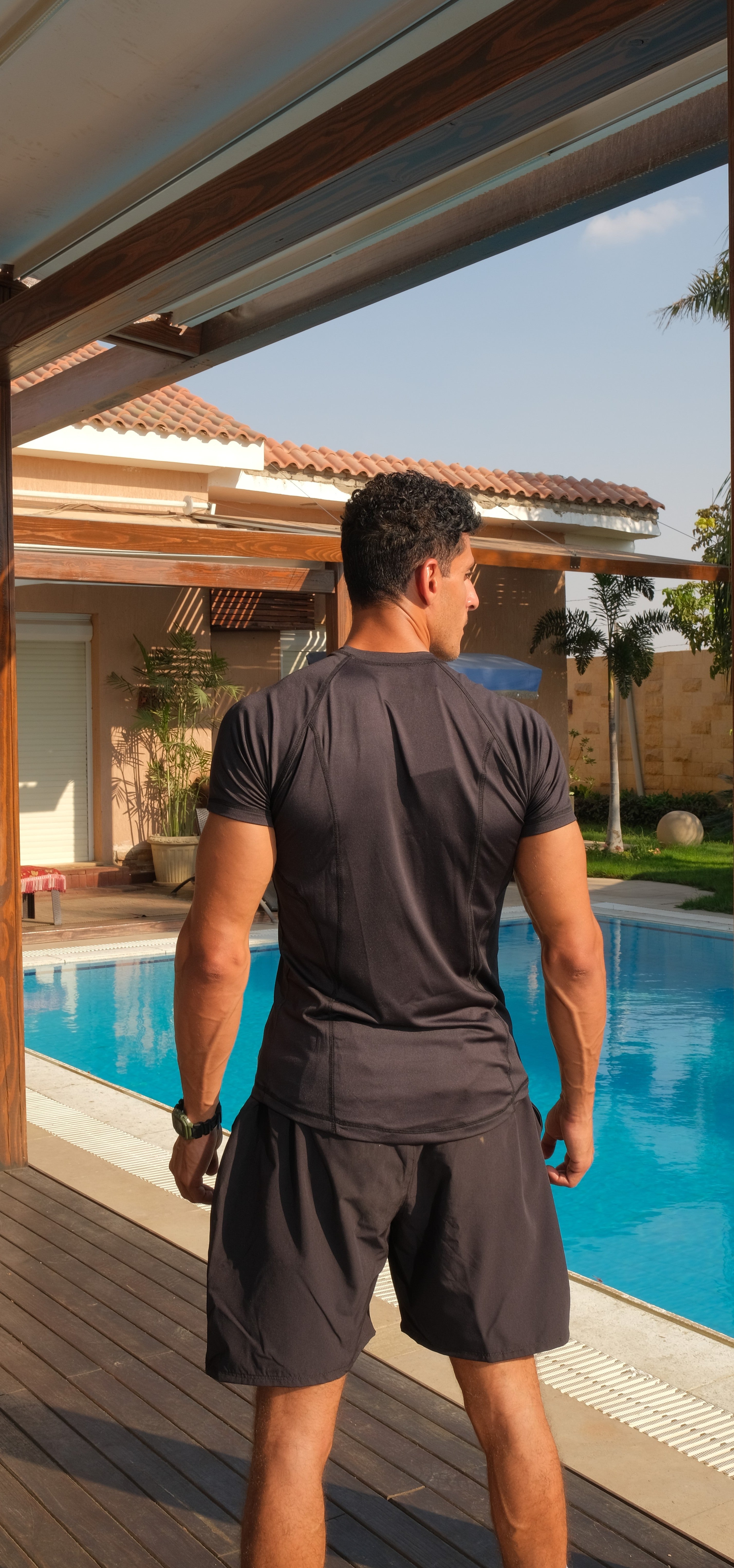 Remus M Elite-S Black DRI-FIT Tech Short Lined For Multiple Fitness Training