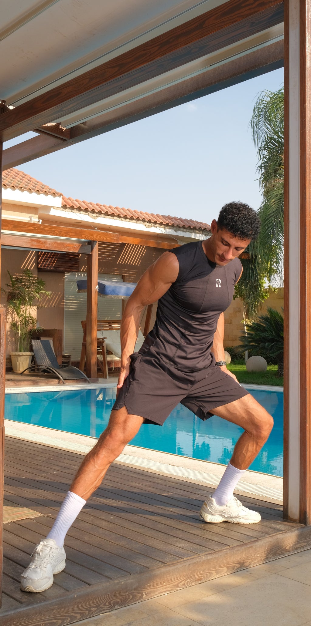 Remus M Elite-S Black DRI-FIT Tech Short Lined For Multiple Fitness Training