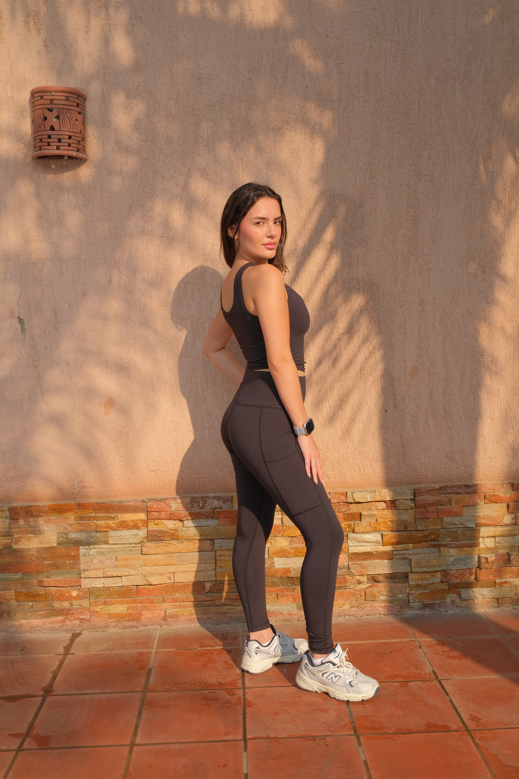 Remus W- L Antibacterial Perfect Black High-Waisted Compressed Dri-Fit Legging